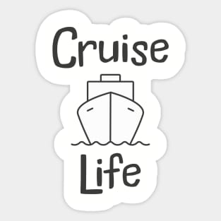 Cruise Life Sticker